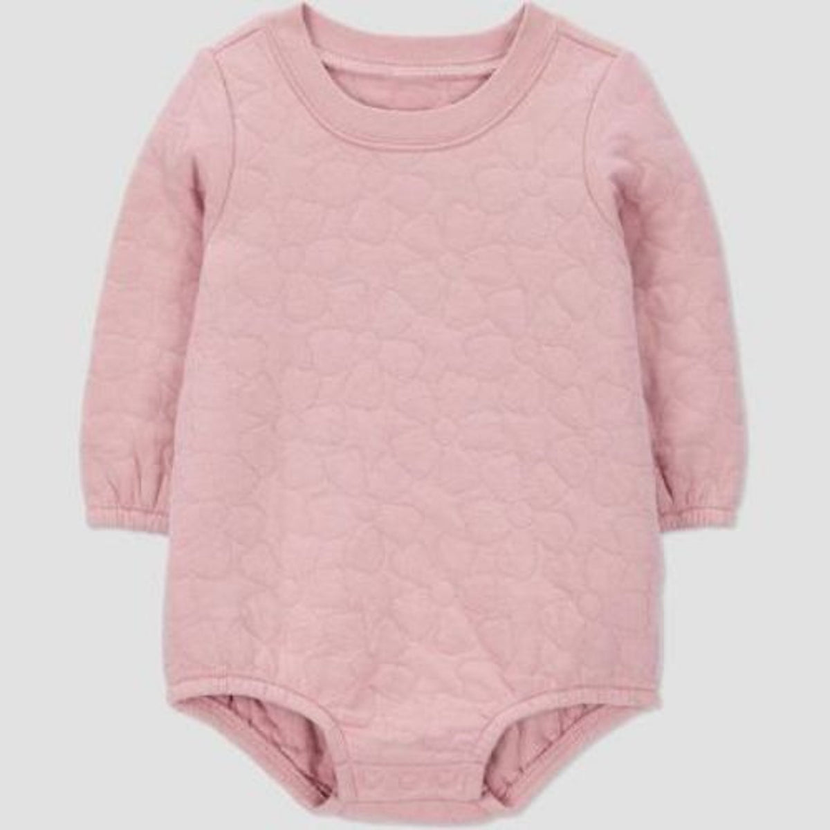 Carter's Quilted Bubble Romper, Pink Newborn girl