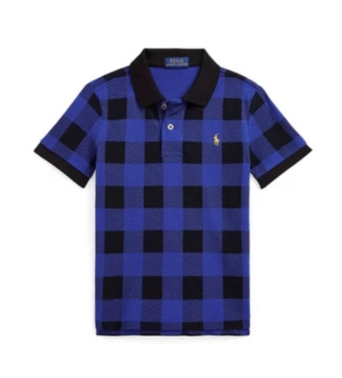 Ralph Lauren Checkered Polo Shirt boys M