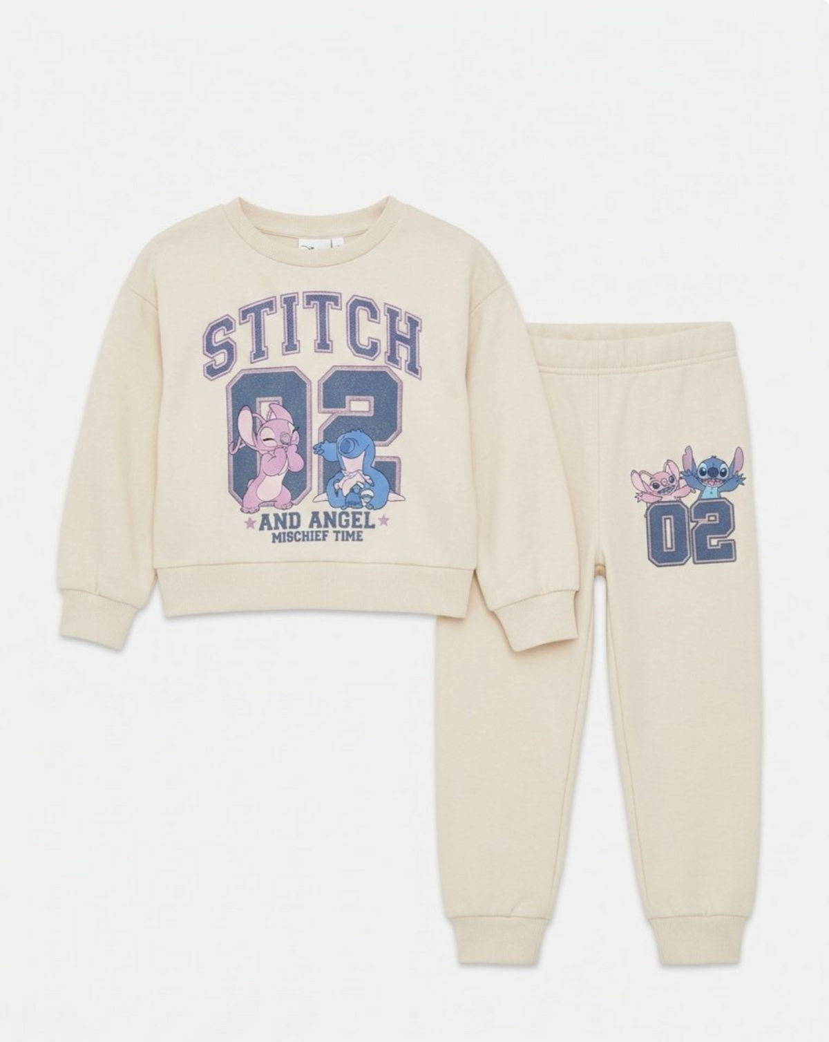 Disney Stitch & Angel boy Sweatshirt Set 3T