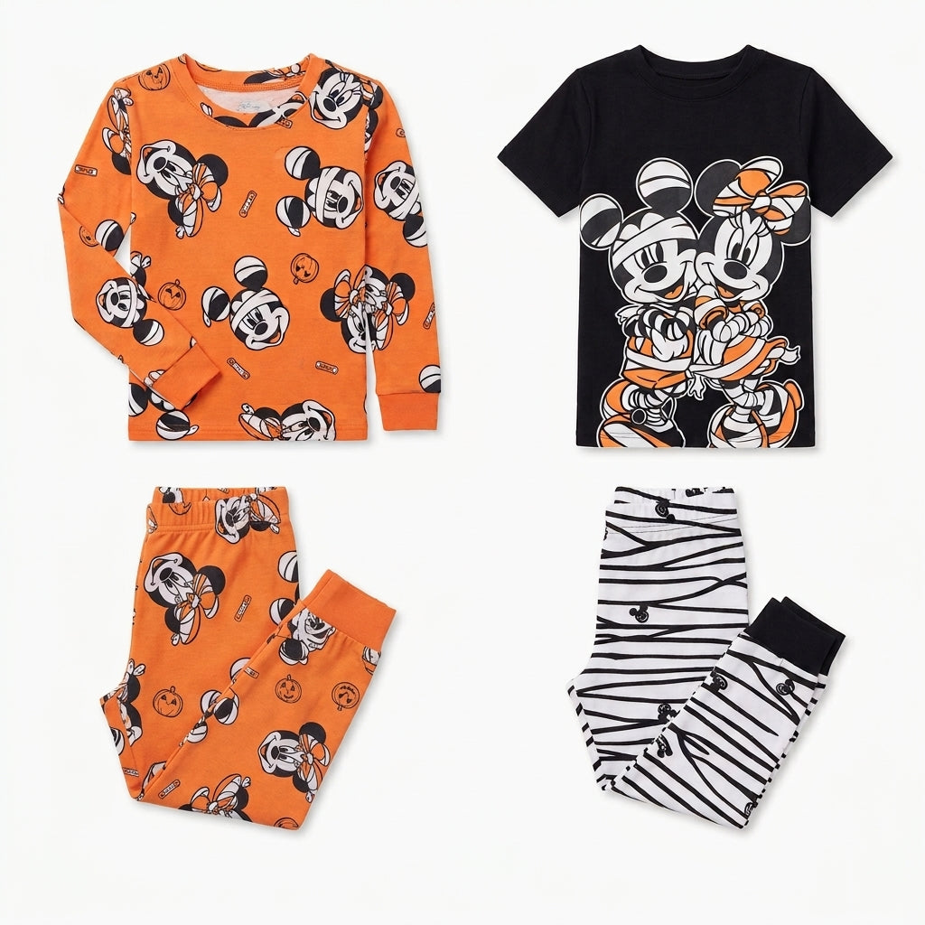 Disney Mickey Mouse Halloween Pajama Set boy 3T