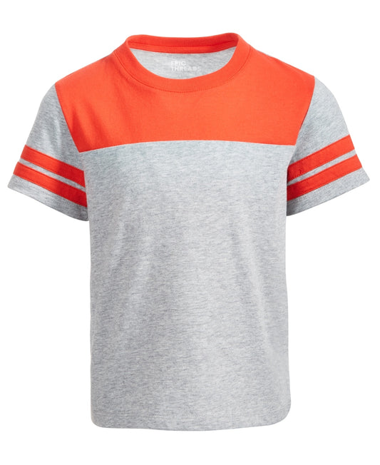 Epic Threads Little Boys Colorblocked T-Shirt - Sterling Hthr