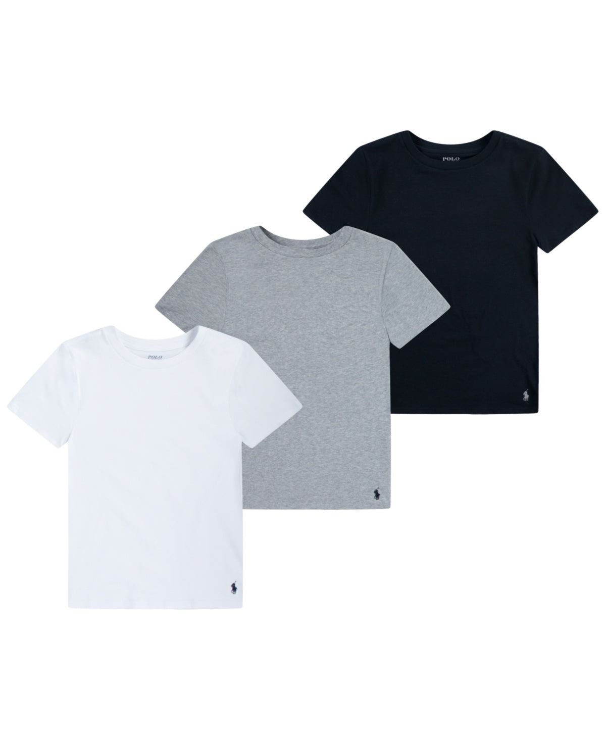 Polo Ralph Lauren Boys' XL Classic Fit Crew Tee Pack of 3
