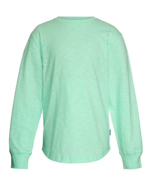 Univibe Big Boys Rivermill Slub Jersey Long Sleeve Crewneck T-shirt - Fiji