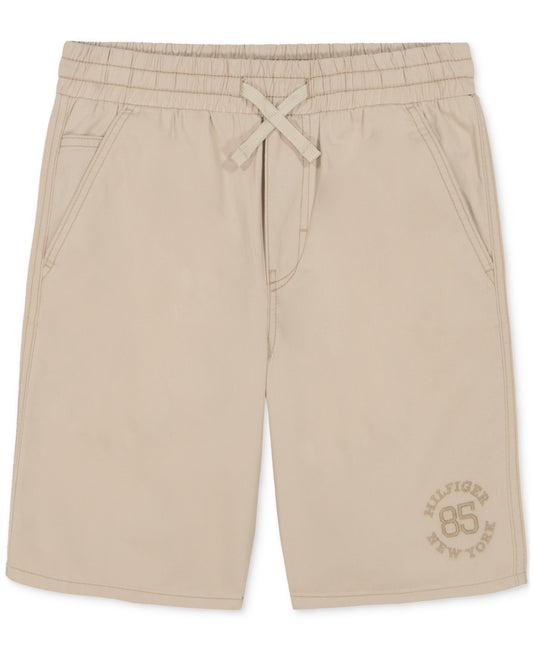 Tommy Hilfiger Toddler Boys Tommy Embroidered Pull-on Short - Lt Khaki