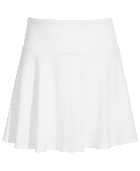 ID Ideology Big Girls Solid Flare Skort - Bright White