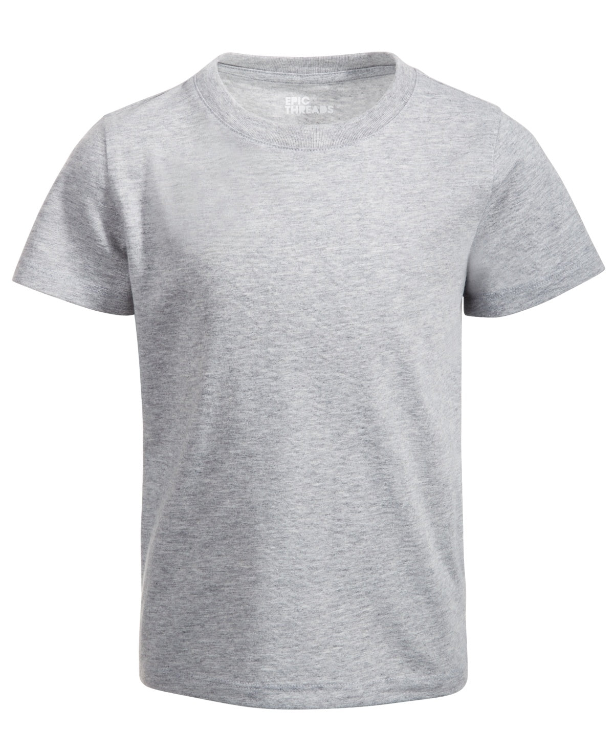 Epic Threads Toddler & Little Boys Heathered Crewneck T-Shirt - Sterling Hthr