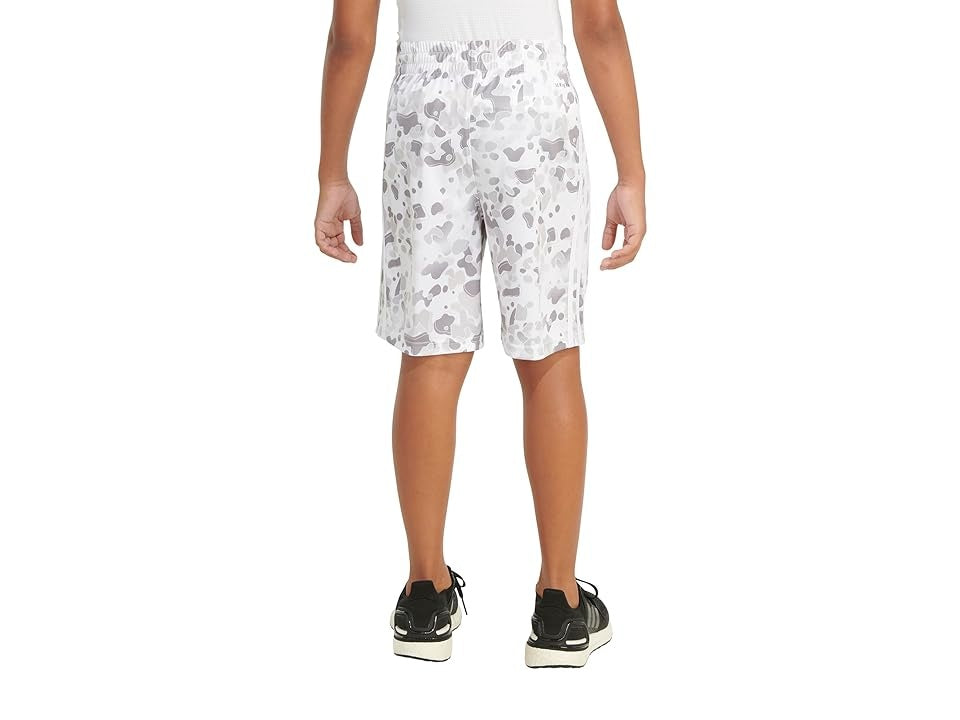 Adidas boys AOP C Camo Short White 5 Little