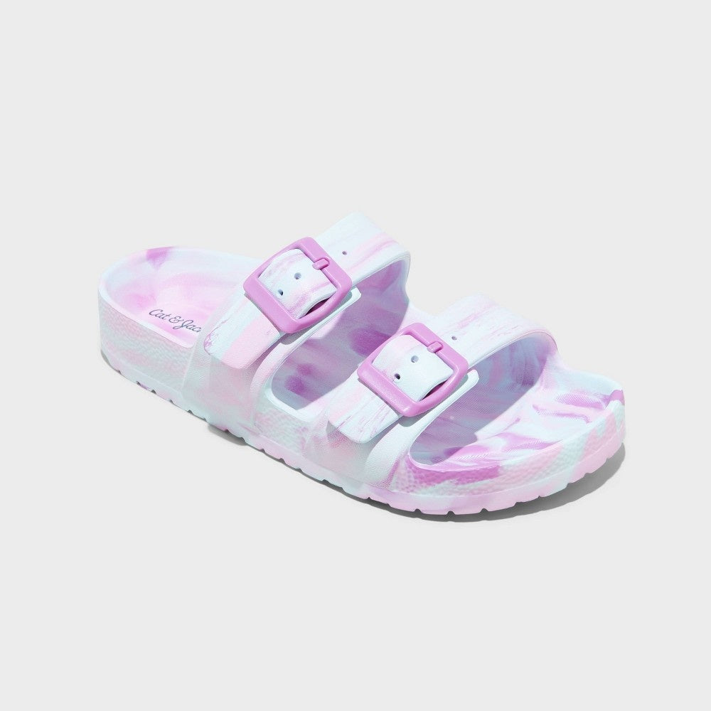 Cat & Jack Kids' Noa Purple Sandals - Size 1 girl