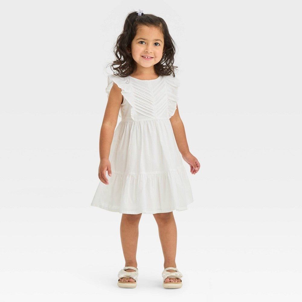 OshKosh B'gosh Toddler Girls' Lace Dress - White 4T