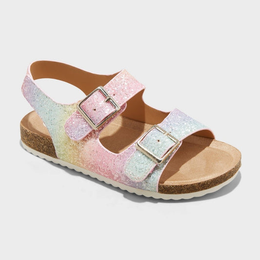 Toddler Reagan Footbed Sandals - Cat & Jack™ - Girl Comfortable Summer Footwear