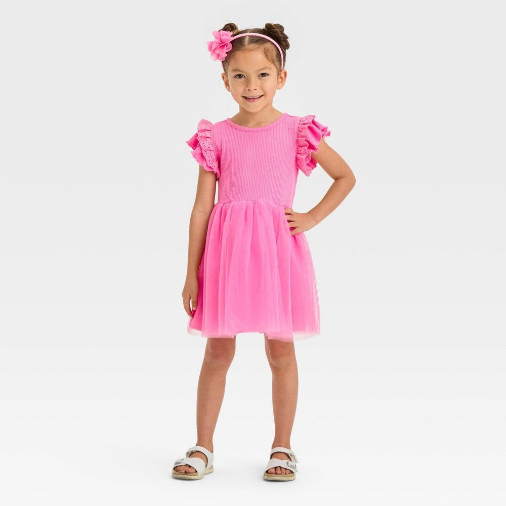 Cat & Jack Toddler Girls' Dress Size 12 M