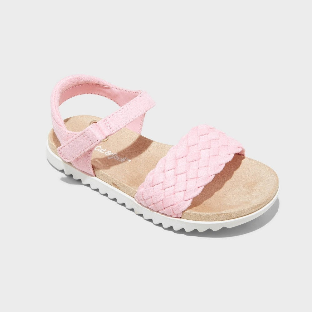 Toddler Maddie Footbed Sandals - Cat & Jack™ Pink 10T - Girl