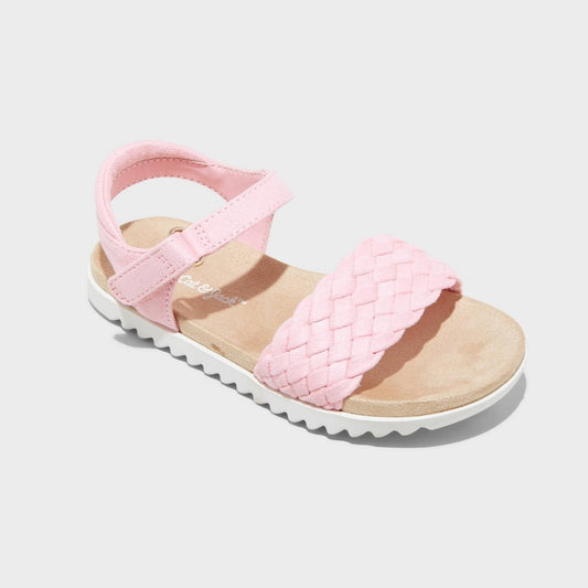 Toddler Maddie Footbed Sandals - Cat & Jack™ Pink 10T - Girl