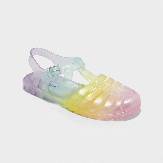 Kids' Summer Jelly Sandals - Cat & Jack™ 1 - Girl Multi-Colored
