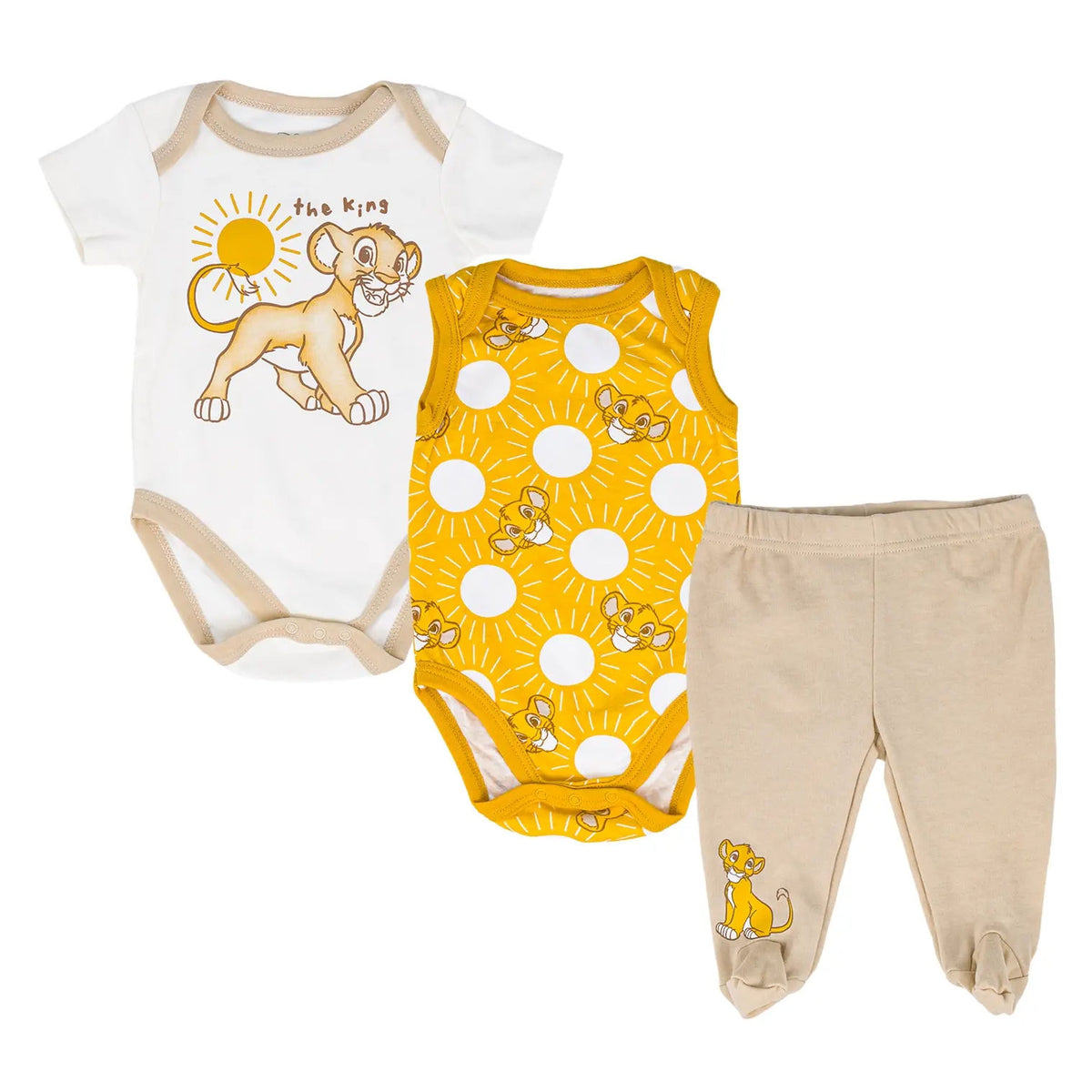 Disney Baby Simba Bodysuit Set 0-3M boy