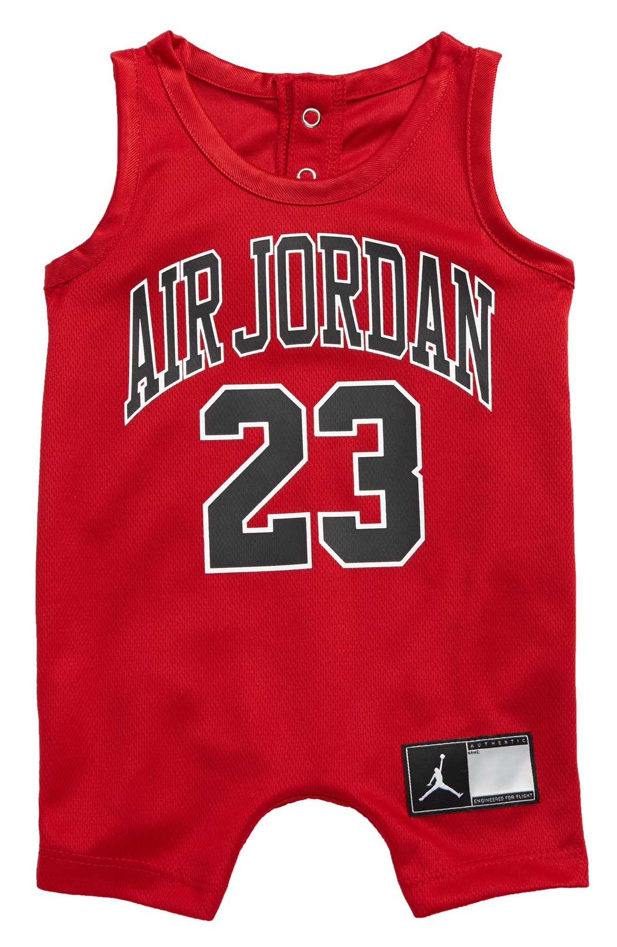 Jordan Boys Mesh Jersey Romper 6 Months