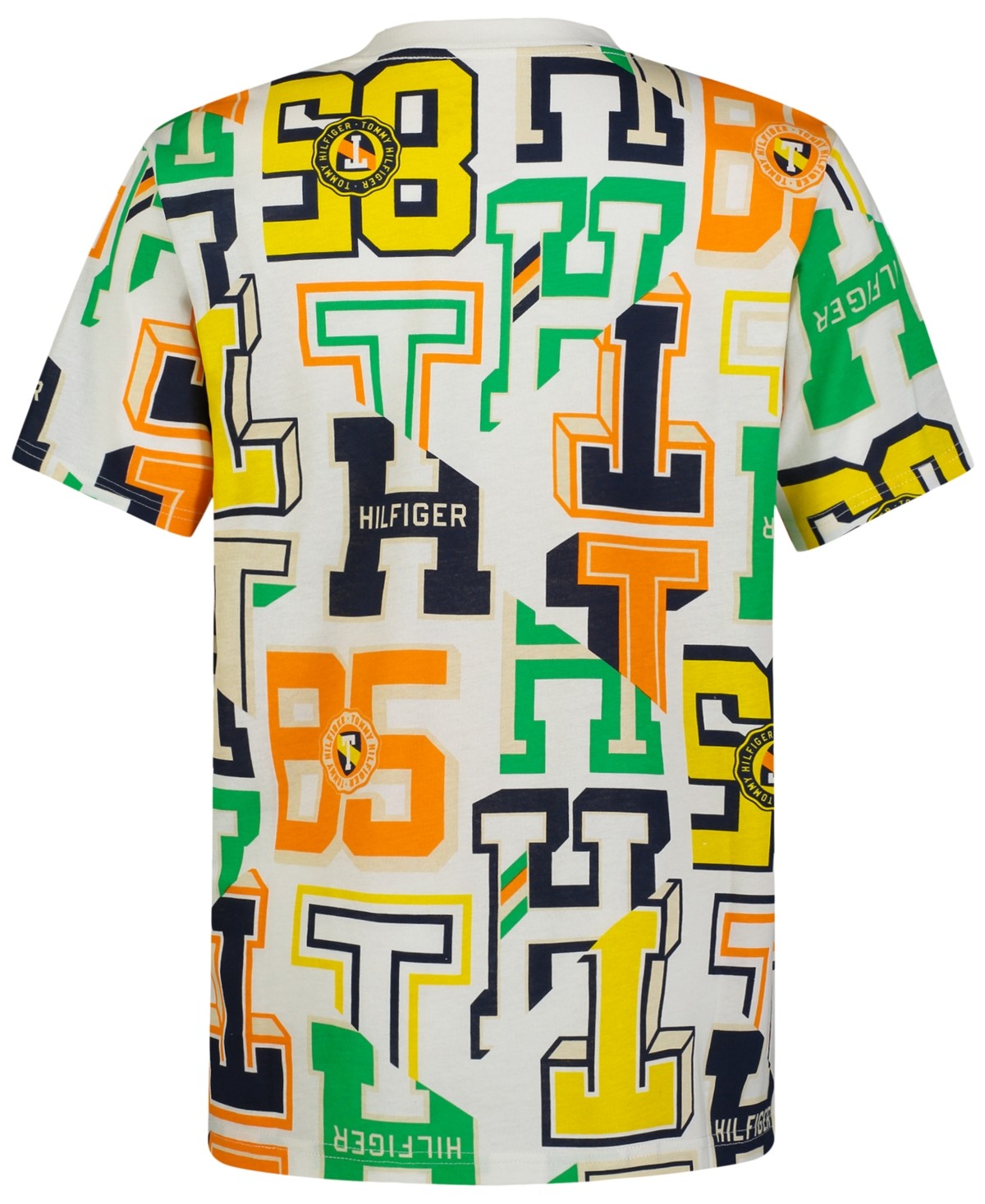 Tommy Hilfiger Boys Varsity Letters Graphic T-Shirt - Snow White 5