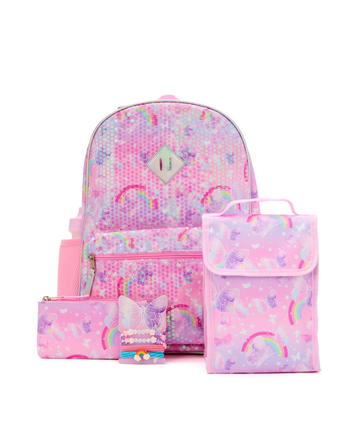 InMocean Girl's Sequin Butterfly Backpack Set - Multi