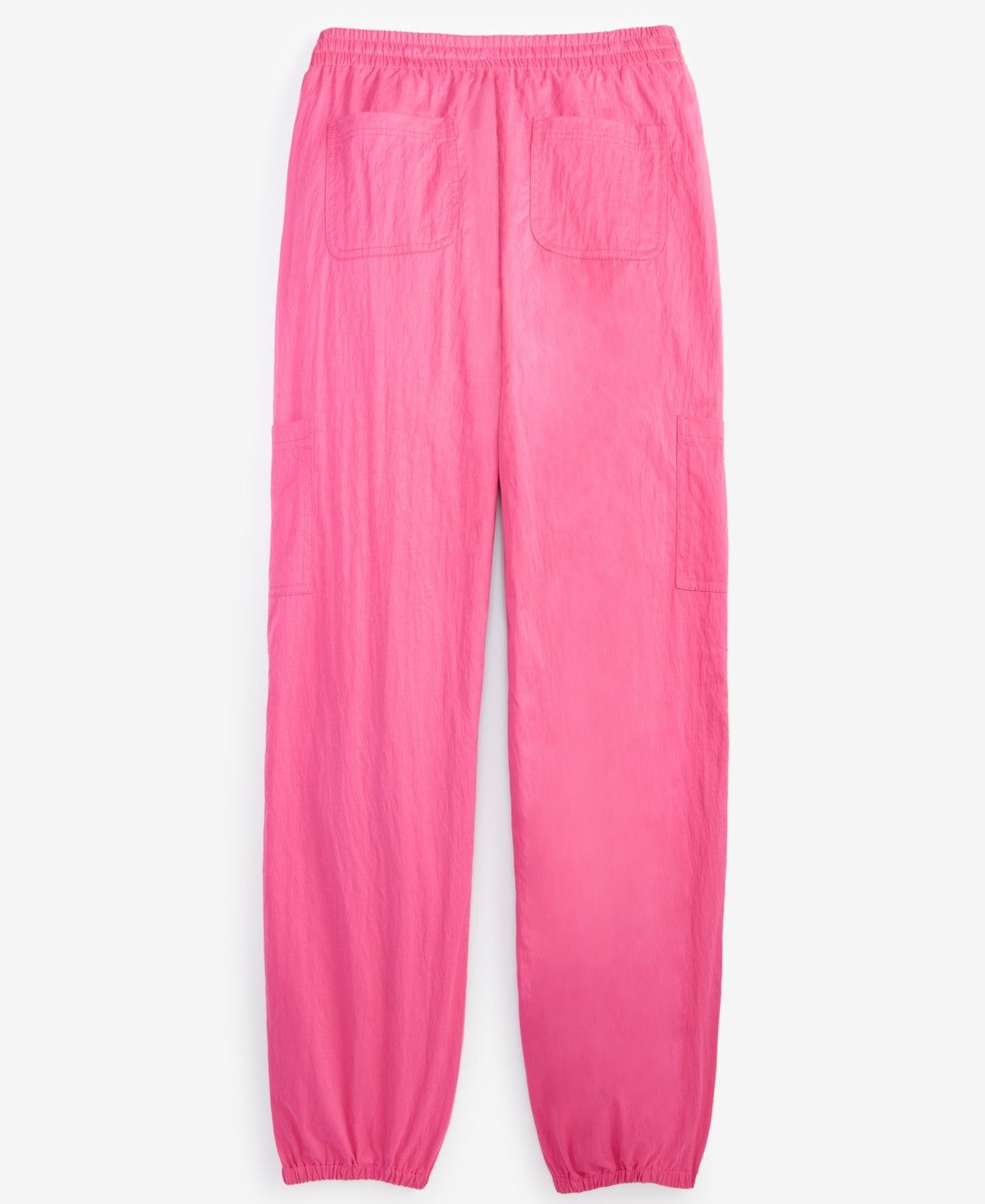 With Jules Girls Twill Cargo Jogger Pants - Bright Pink M