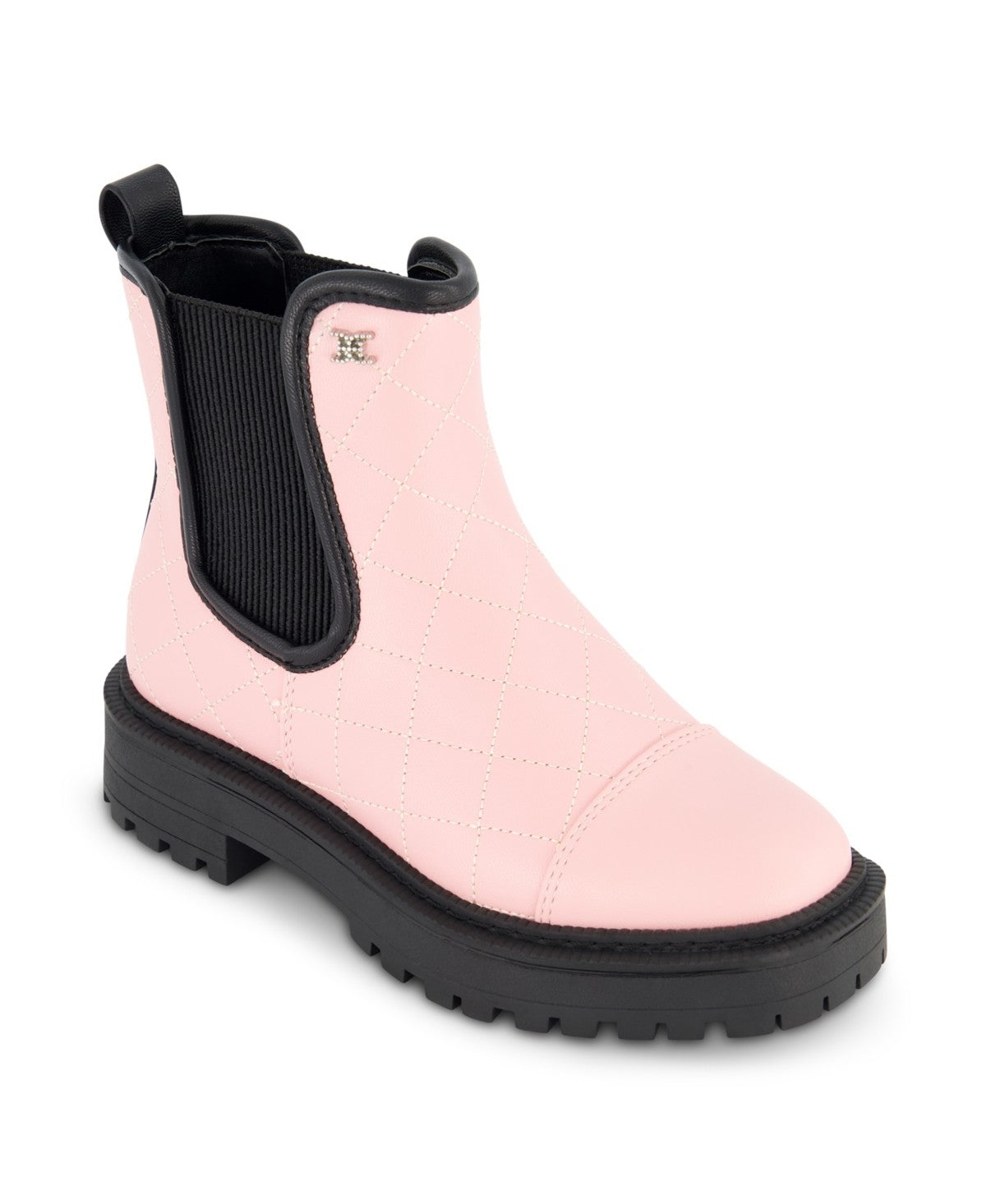 Girls' Sam Edelman Lucianna Quilt Chelsea Boots Big 5 Blush
