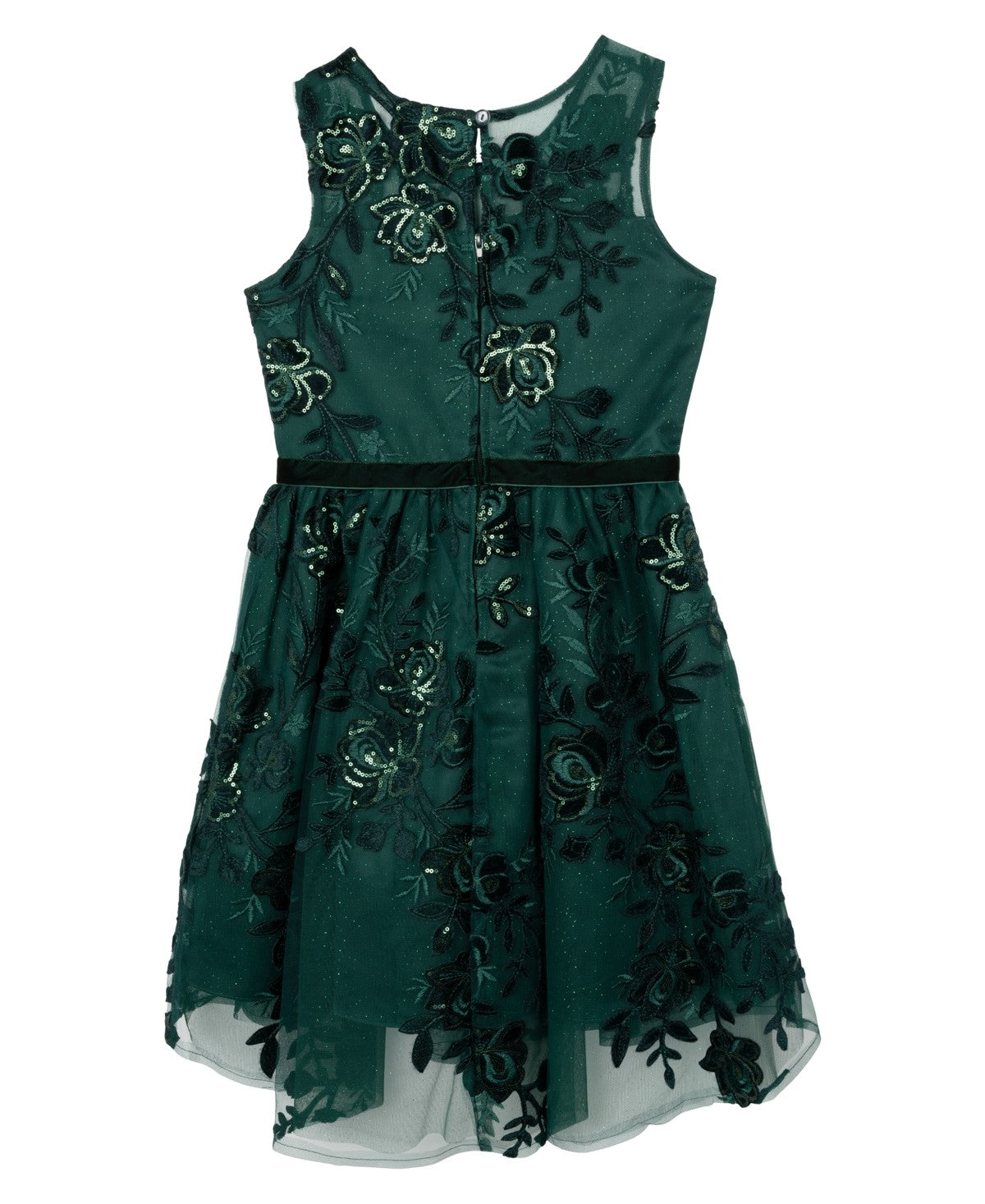 Rare Editions Hunter Velvet Dress, Burnout, Size 8 girl