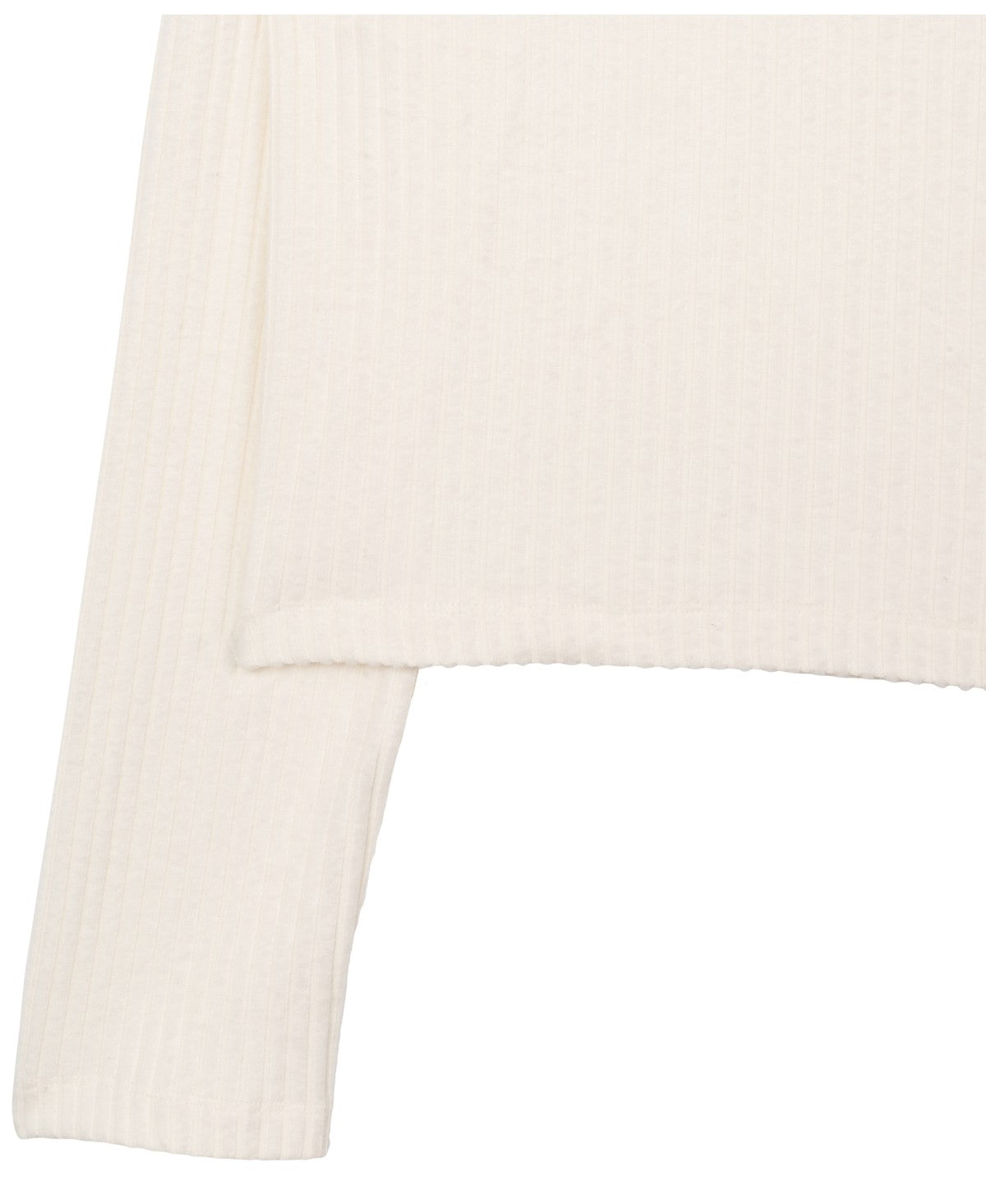 Stella 88 Rib Knit Cold Shoulder Top Ivory, XL girl
