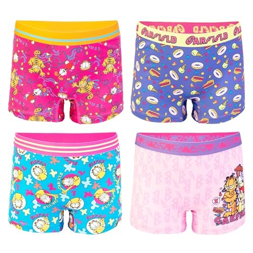 Nickelodeon Girls' Garfield Underwear Size 6 - Pack of 4