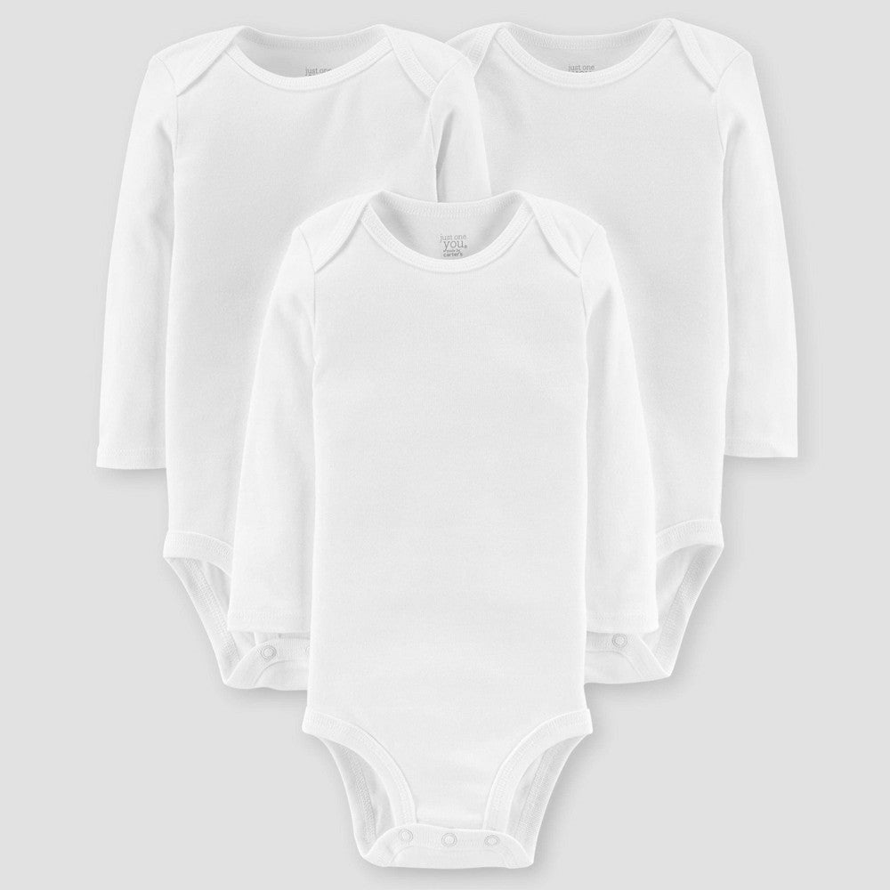 Carter's Baby boy Bodysuit 3pk Long Sleeve 6M