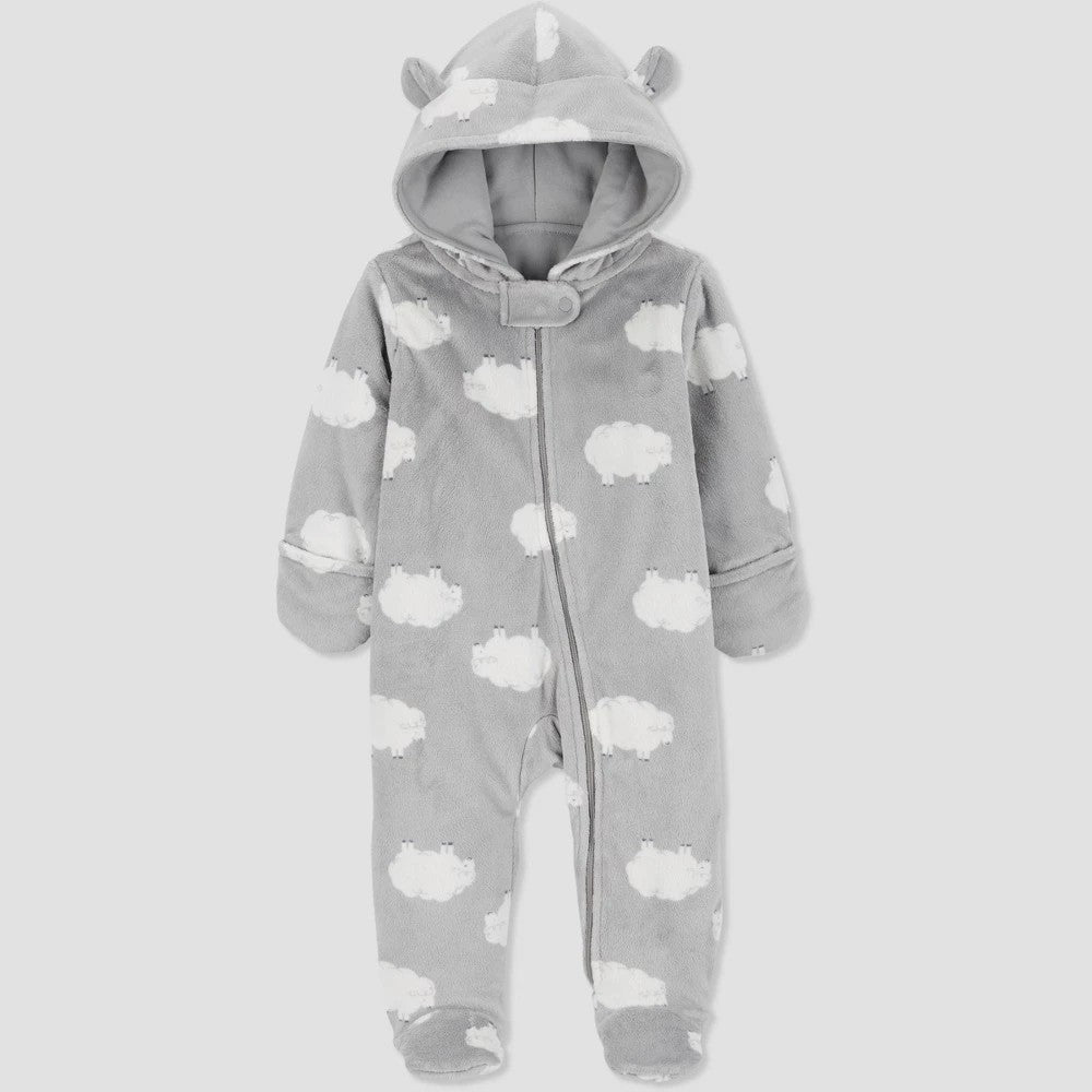 Carter's Baby Sheep Romper, Newborn Gray
Boys