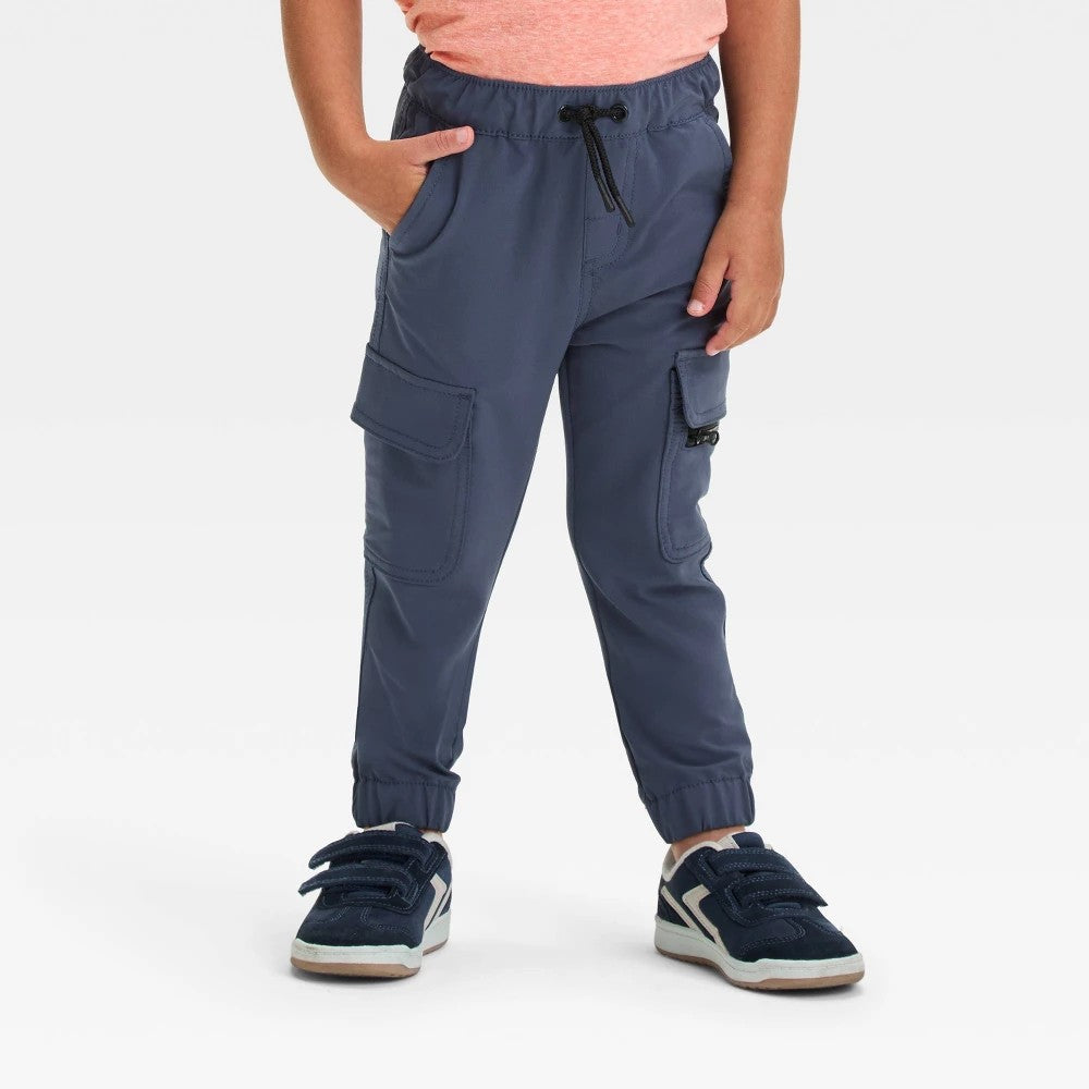 Cat & Jack Toddler Boys' Navy Blue Quick Dry Joggers 18M
