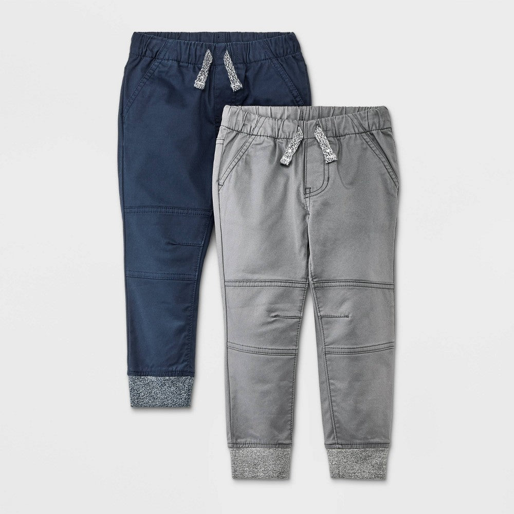 Cat & Jack Toddler Boys' Jogger Pants 18M, Pack of 2