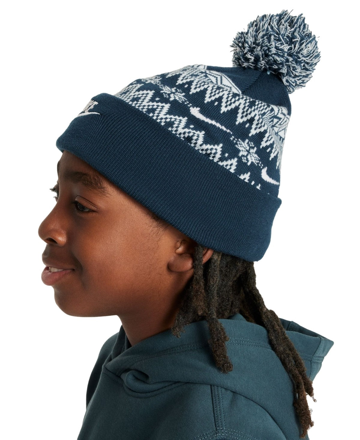Nike Peak Pom Beanie boys One Size