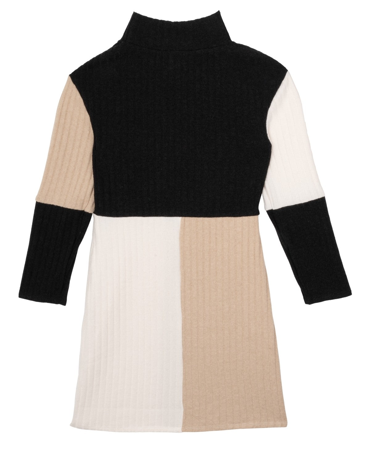Rare Editions Color Block Knit Dress, Size 12 Black girl