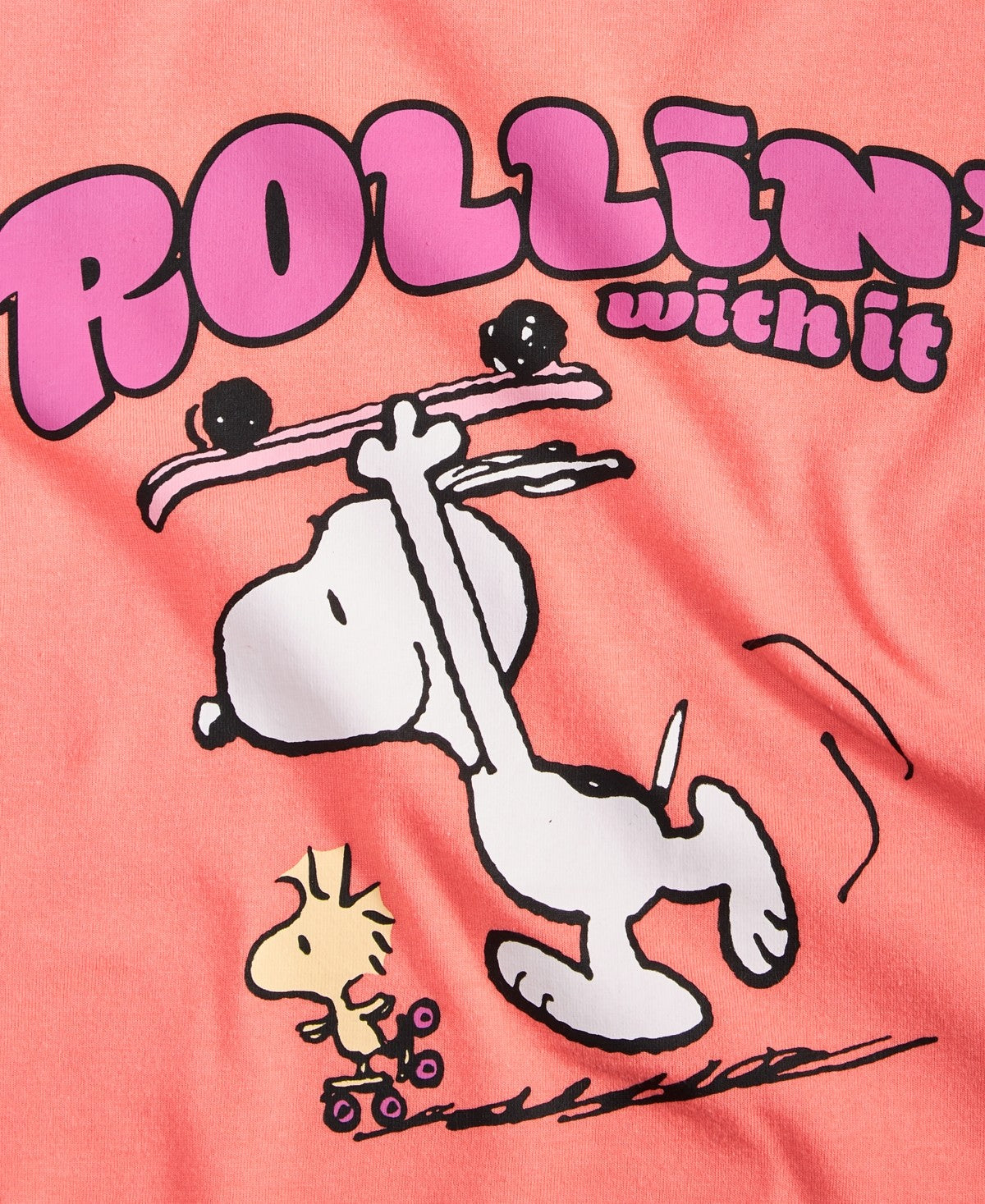 Epic Threads Girls' Snoopy Graphic T-Shirt, S, Shell Pink