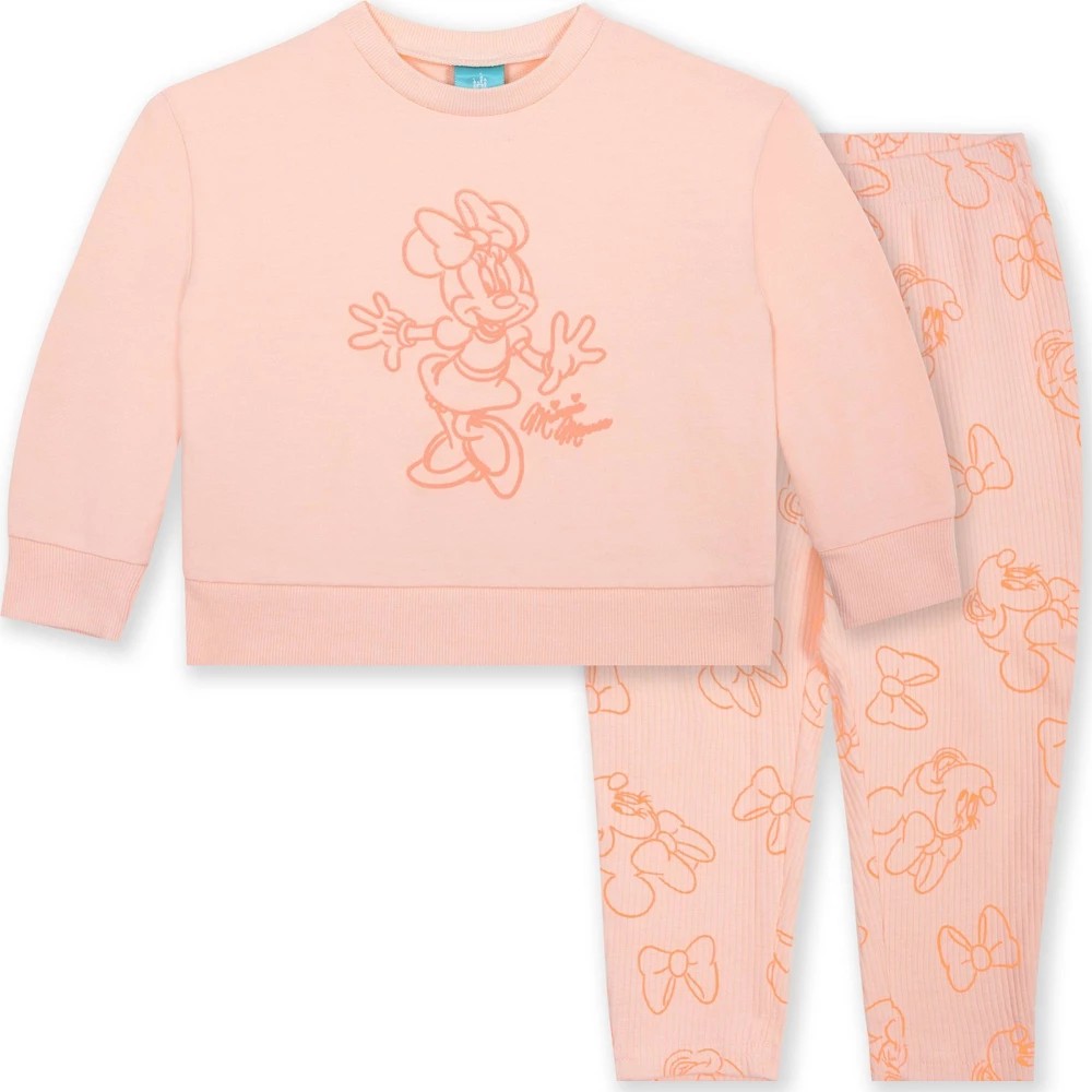 Disney Minnie Mouse Fleece Set Newborn - Pink 2pc girl