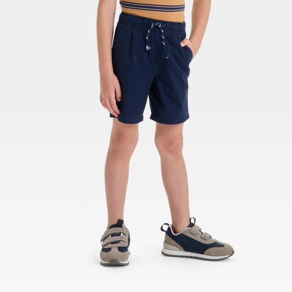 Cat & Jack Toddler Boys' Navy Blue Woven Shorts 18M