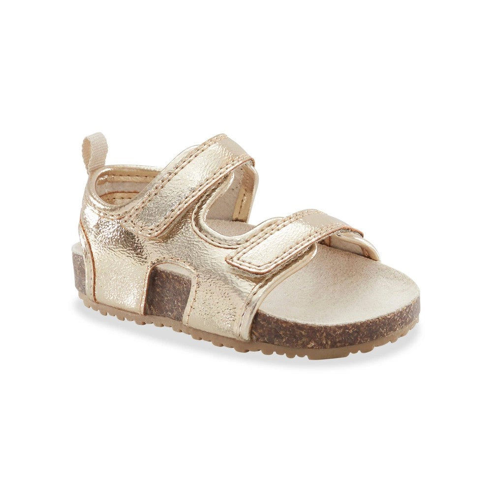Carter's baby Girls' First Walker Sandals Gold Size 4
