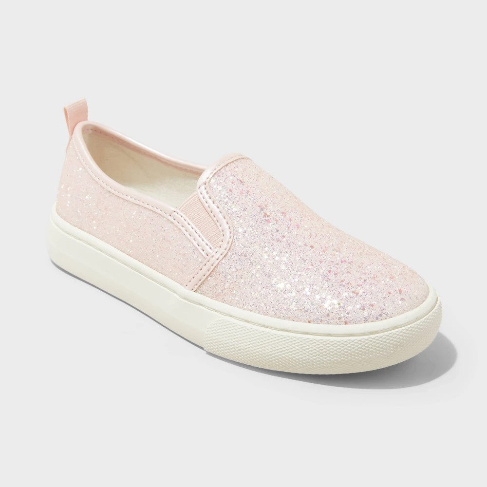 Cat & Jack Charlotte Sneakers Blush Size 13 Faux Leather girl