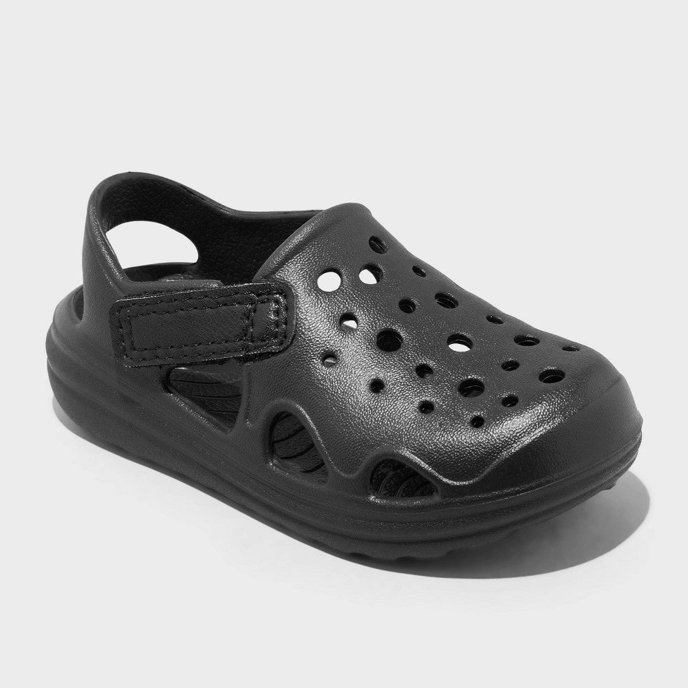 Toddler boy Atlas Back Strap Clog Sandals - Cat & Jack Black 11T: Water Shoes