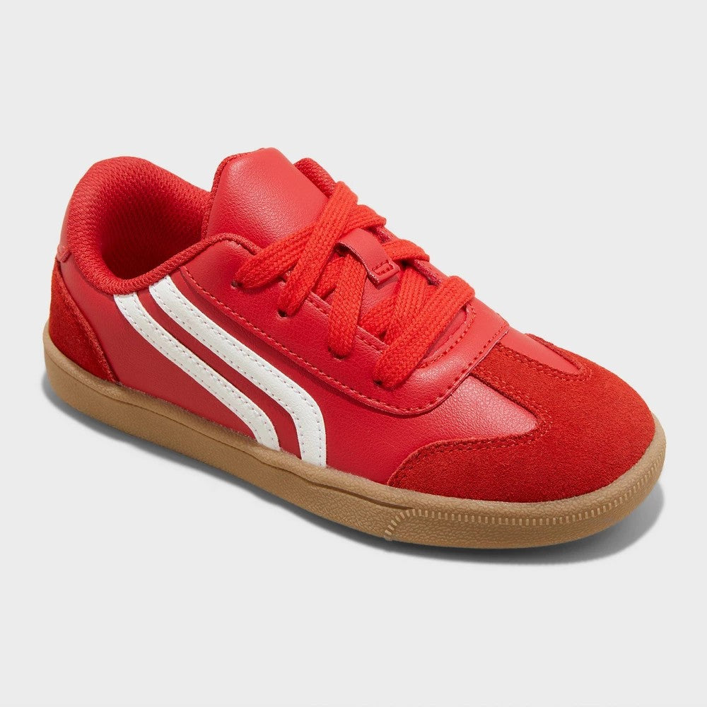 Cat & Jack boys Boston Court Sneakers Size 1 Red