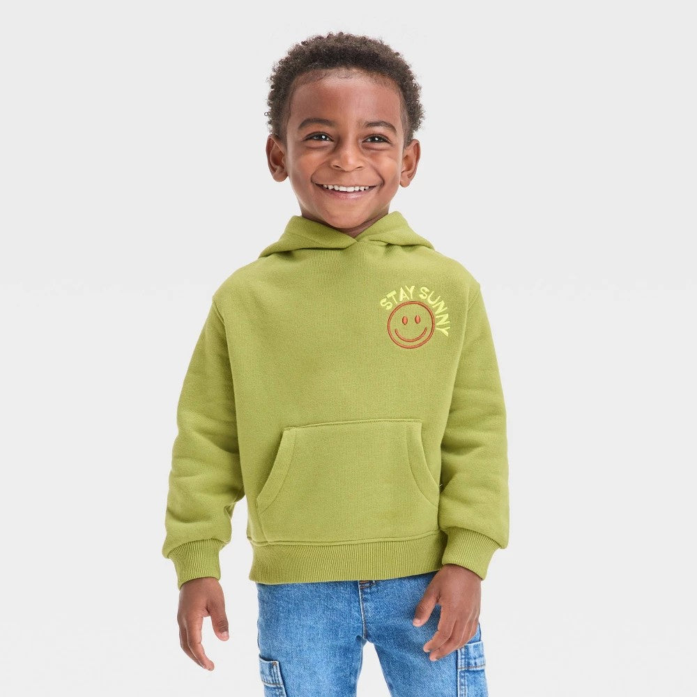 Grayson Mini Toddler Boys' Hooded Fleece Sweatshirt 3T