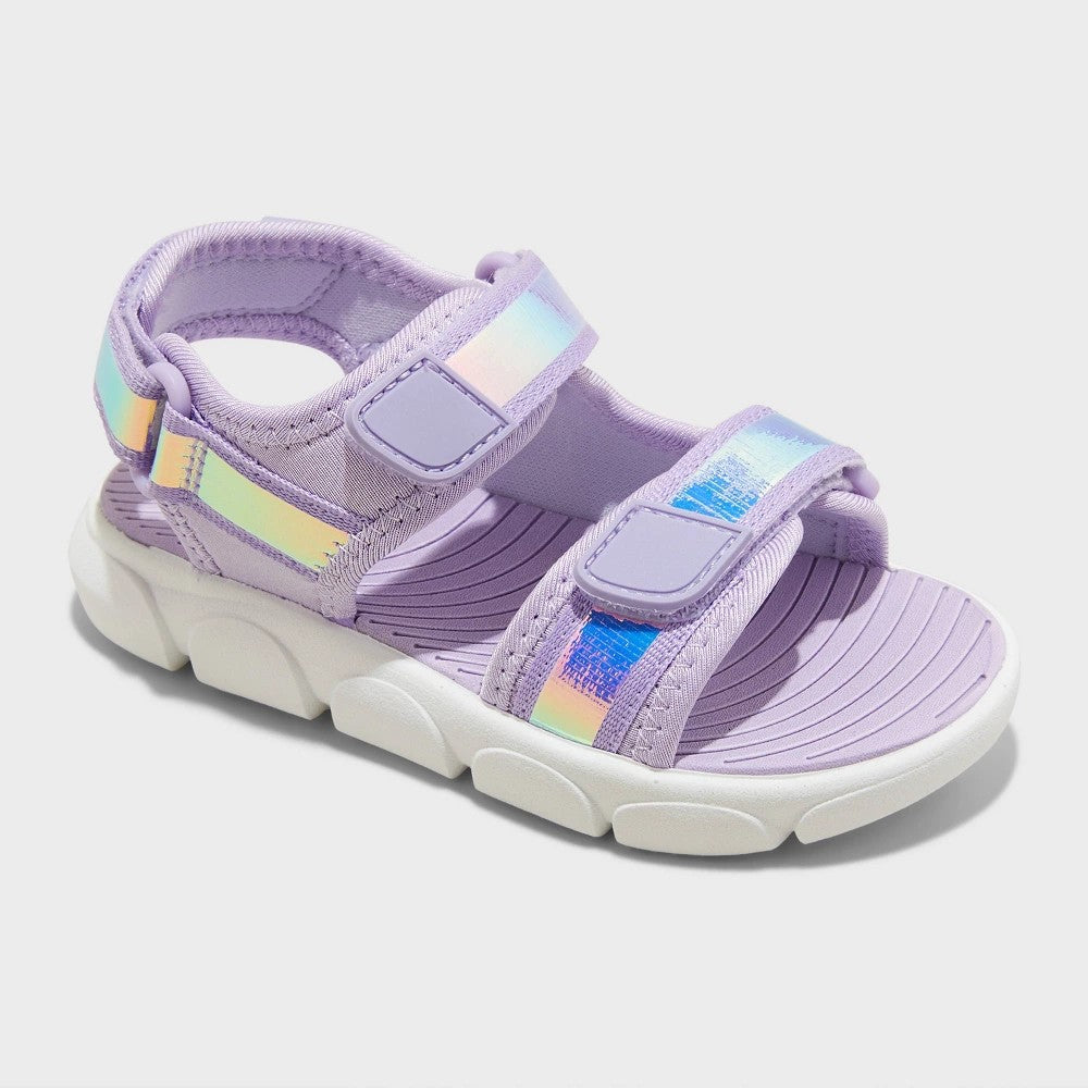 Cat & Jack Toddler Micah Adventure Sandals, Purple, Size 9T girl
