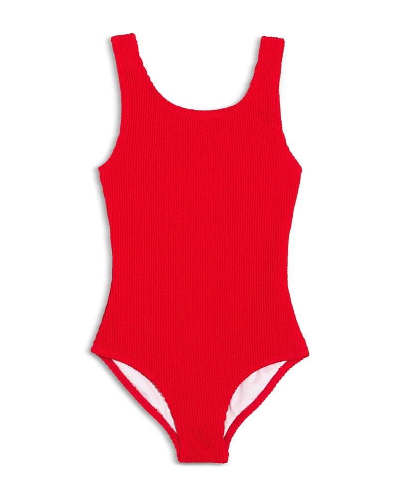 Limeapple Crinkle Swimsuit for Girls Size 14 - Big Kid