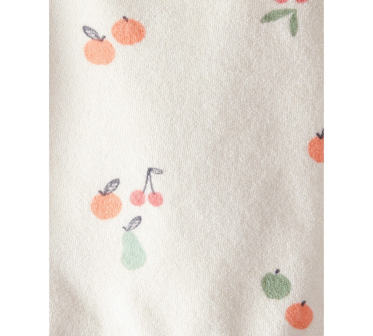 Carter's Organic Cotton Fruit Terry Set,
6M Sweet Cream girl