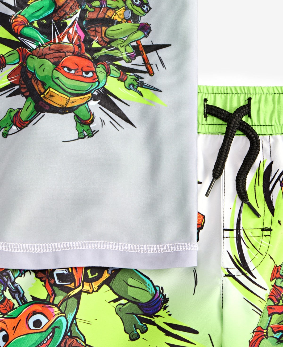 Dreamwave TMNT Boys' Swimsuit Size 4 - Guard & Trunks