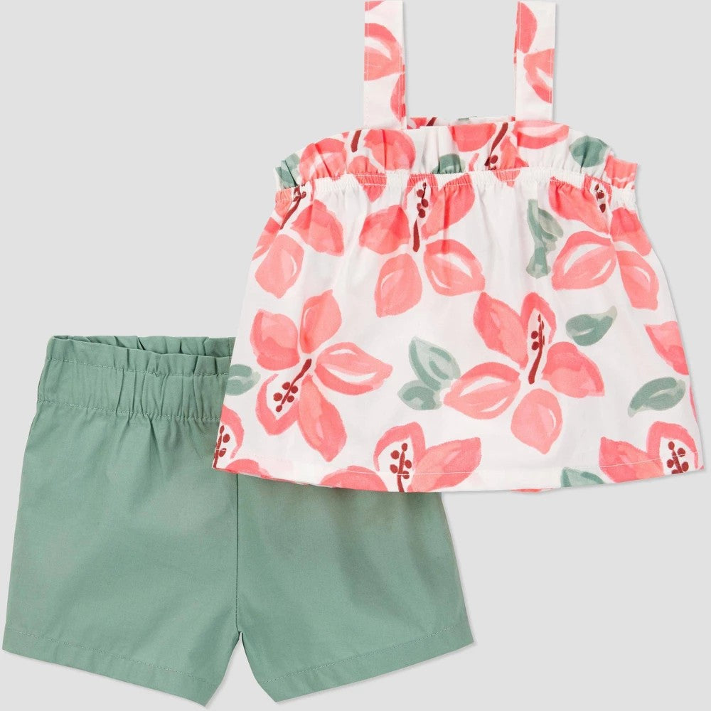 Carter's Just One You Tropical Floral Baby Girls' 12M