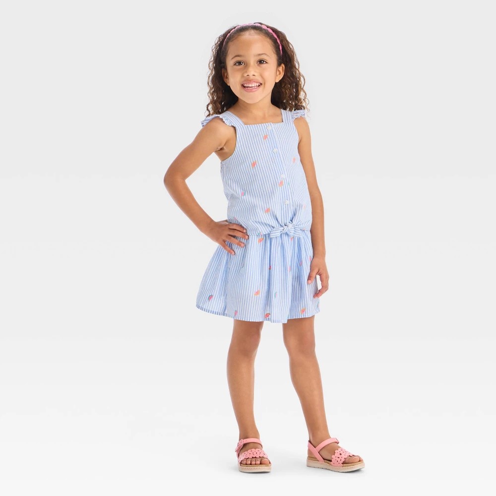 Cat & Jack Toddler Girls' Palm Print Top & Skort Set 5T