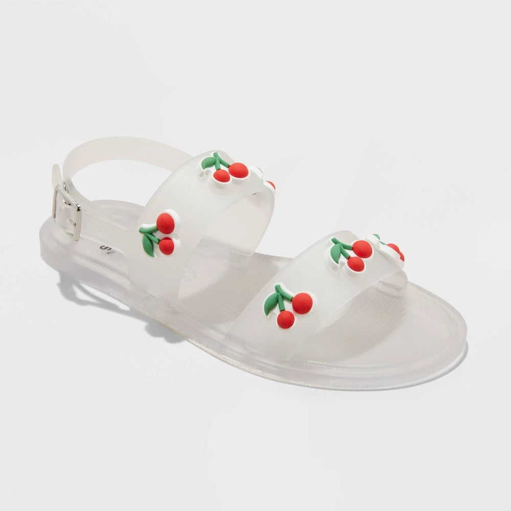 Kids' Saniah Clear Jelly Sandals - Art Class™ Adjustable Buckle, Open Toe