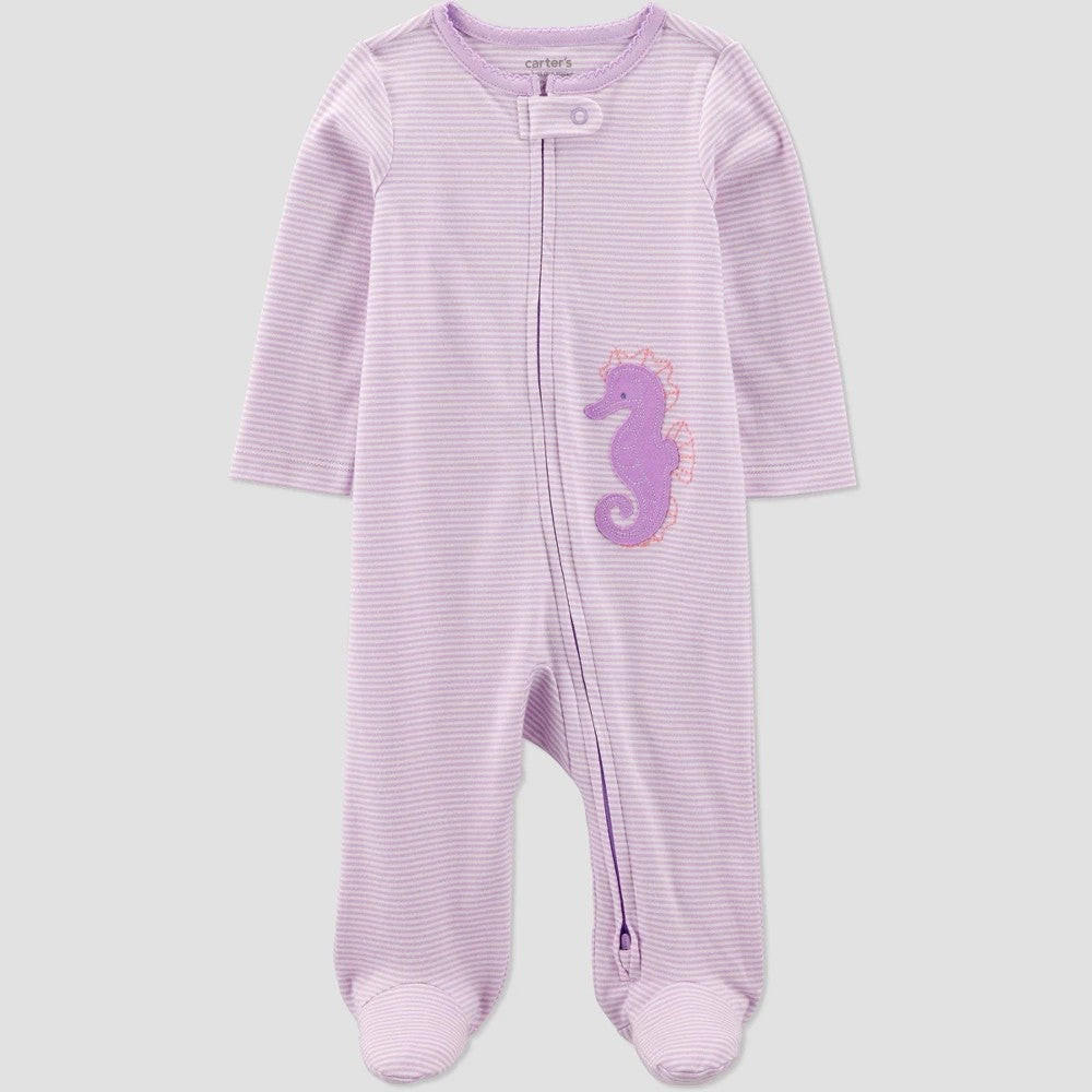 Carter's Just One You Sleep N' Play Purple,
9M girl