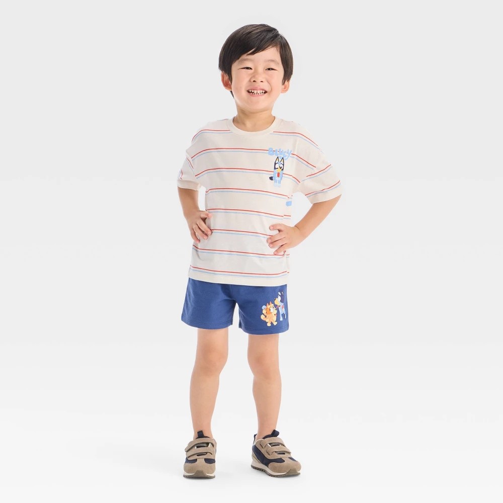 Bluey Toddler Boys' Americana T-Shirt and Shorts Set 5T
